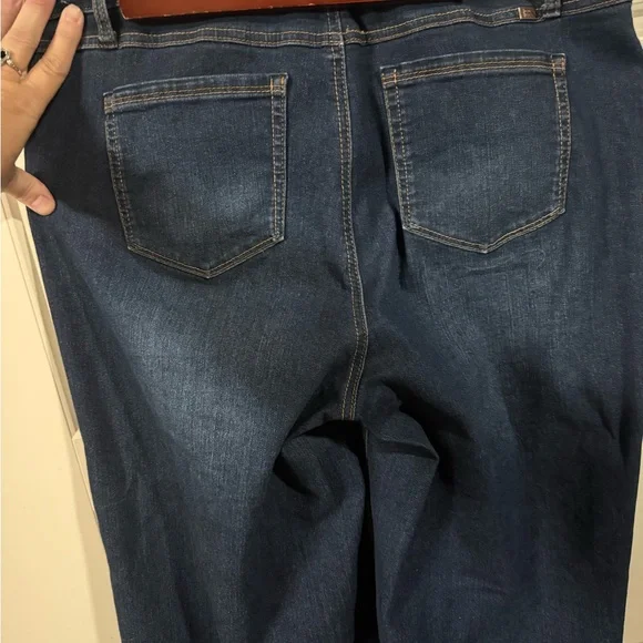 1822 Denim Dark Blue Women's Jeans - Picture 4 of 7